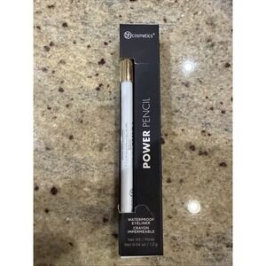bh cosmetics Power Pencil Waterproof Eyeliner White New in Box